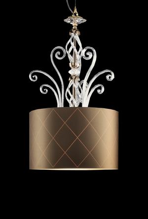 Euroluce Lampadari ALICANTE shade S1 / Cylinder - Gold - подвесной светильник производства Италии: фото, описание, характеристики, цена, отзывы